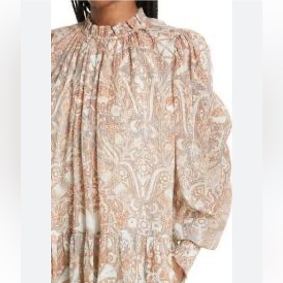 Ulla Johnson Maja long sleeved chiffon mini dress EUC size 4 - Picture 7 of 17